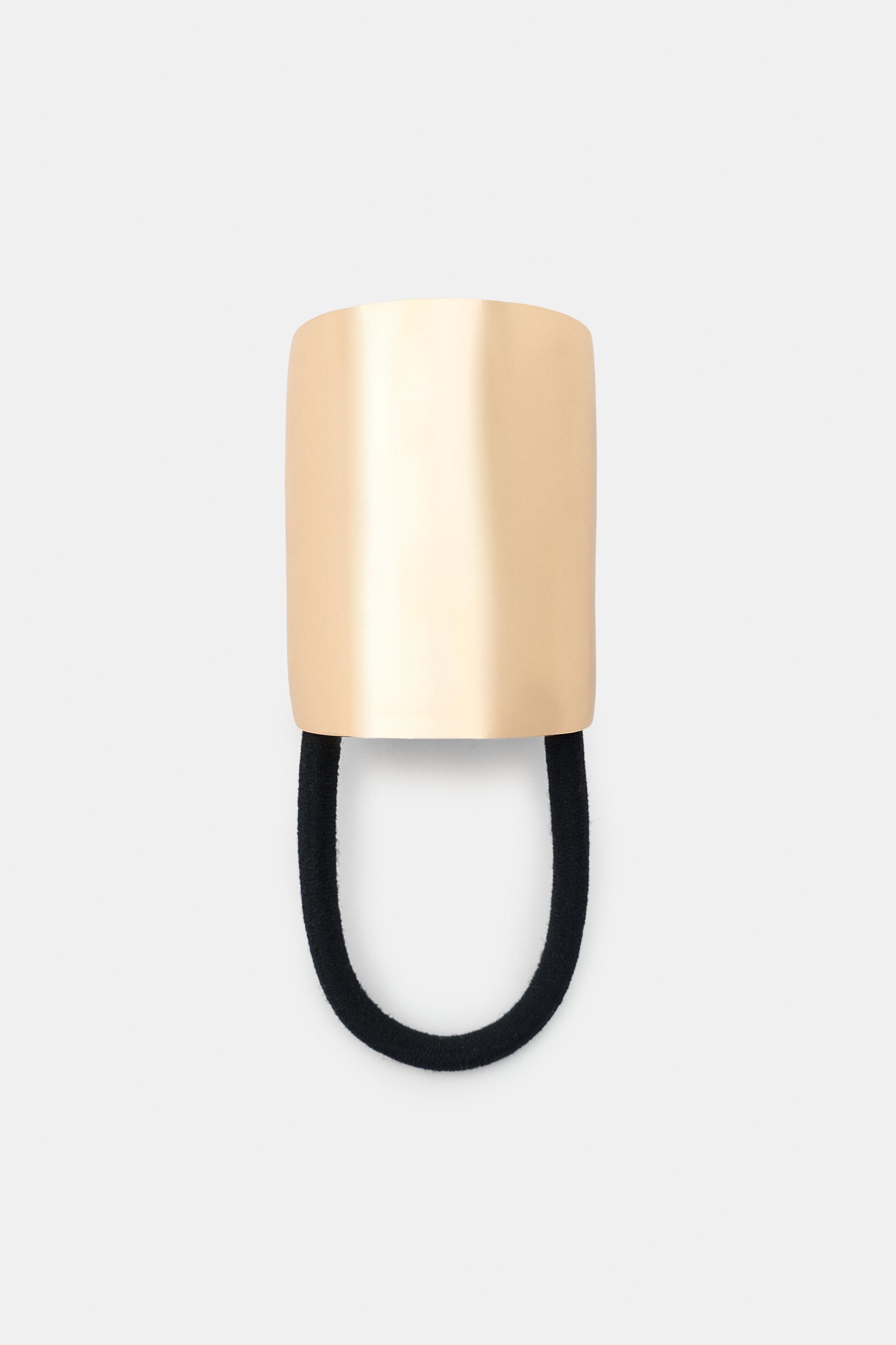 METALLIC TUBULAR SCRUNCHIE